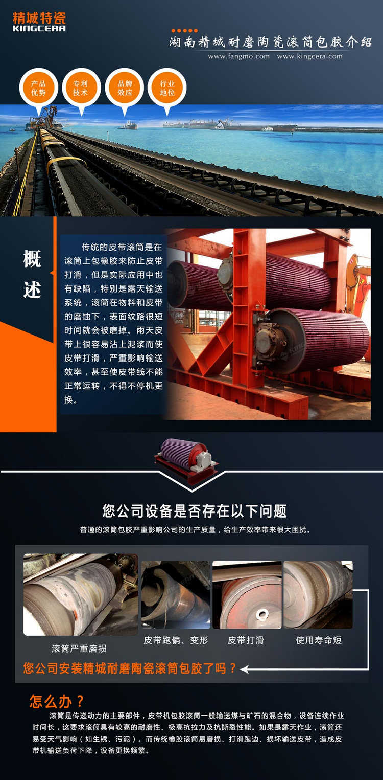 bevictor伟德官网特瓷陶瓷滚筒包胶与工艺流程